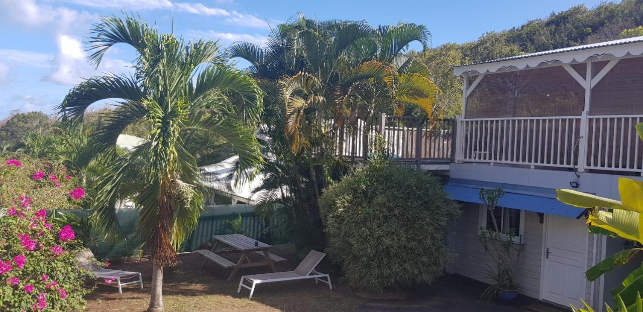 Studio Moderne Climatise Avec Jardin, Plage A Pied Le Diamant Bagian luar foto